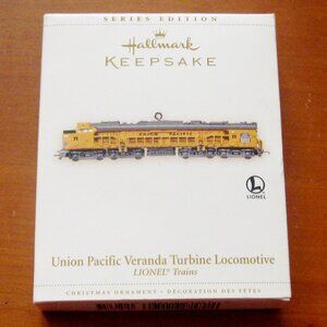 Vintage Lionel Train Union Pacific Veranda Turbine Locomotive Hallmark Keepsake